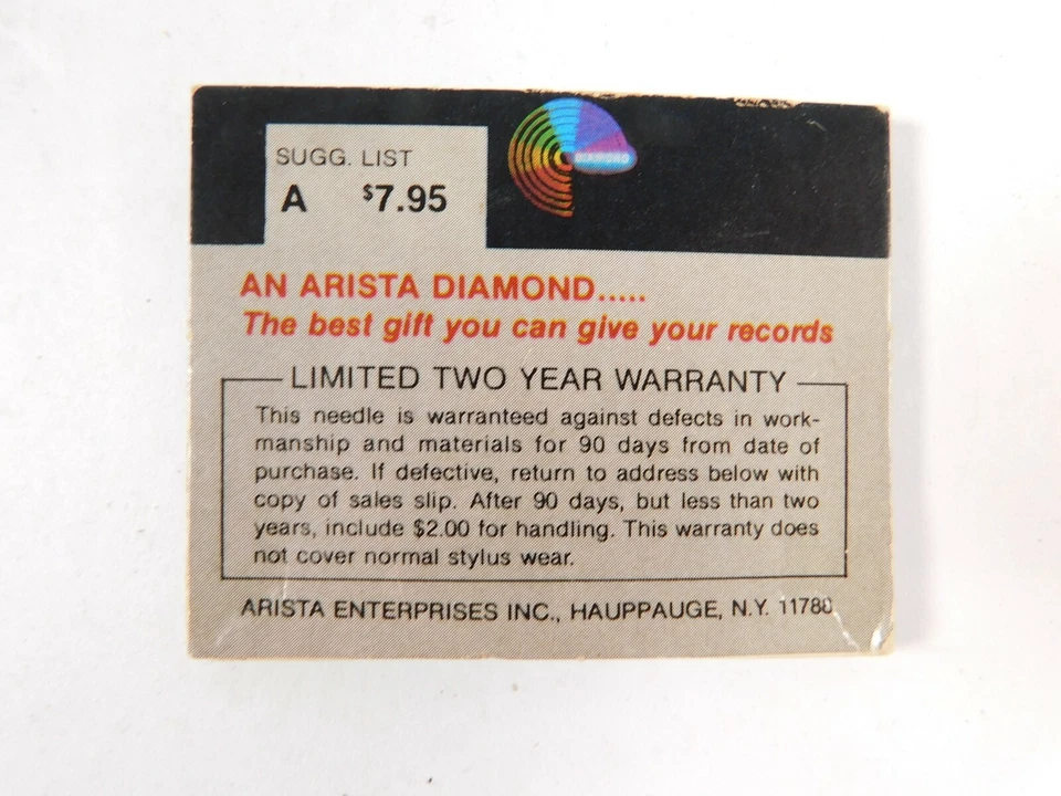 NOS Vintage Arista 30-001 Phono Needle Diamond Tip Stylus - Image 2 of 2