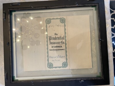 ビジネス・経済 Welcome to The Prudential 1907 Prudential Insurance Policy | eBay