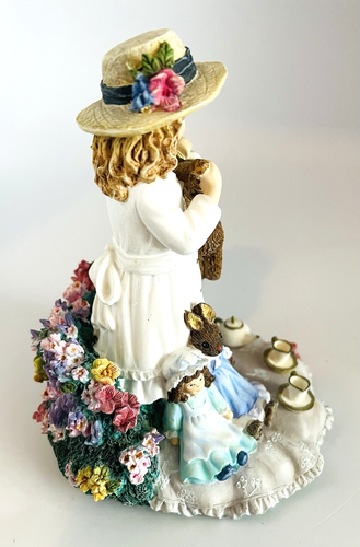 Sandra Kuck's Treasures 1st Edition Figurine "Make Believe" 1998 Tea w/ Friends - Picture 4 of 7