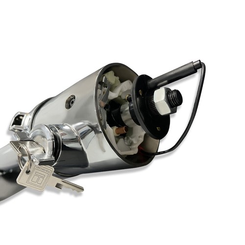 Columna de dirección automática inclinable cromada GM 30" con indicador de cambio y llave y adaptador - Imagen 6 de 10