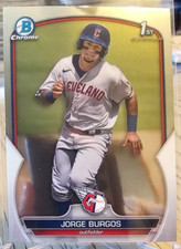 2023 Bowman Chrome 1st Prospect Jorge Burgos #BCP-98 Cleveland Guardians