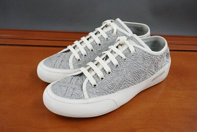 Candice Cooper Rock Piping Womens 39 / 8.5 Shoes Gray Lace Up Casual Sneakers