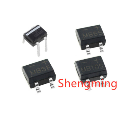 10PCS MB6S MB6F MB10S MB10F MB6M MB10M SMD DIP Rectifier Bridge Rectifier