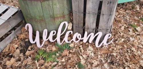 Decoración para el Hogar marrón Shabby Chic Placas Y Letreros