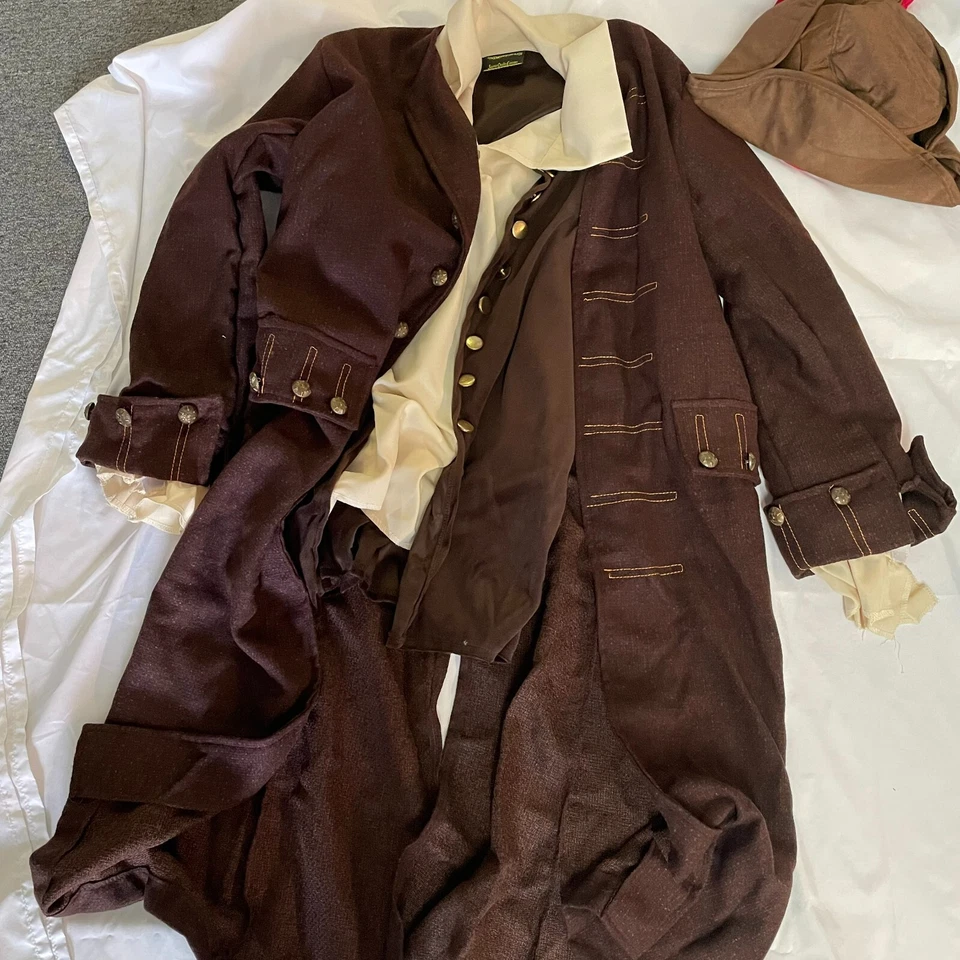 Captain Jack 成人服装均码内衣外套背心带衬衫,裤子 ++++ — 第 2/4 张图片