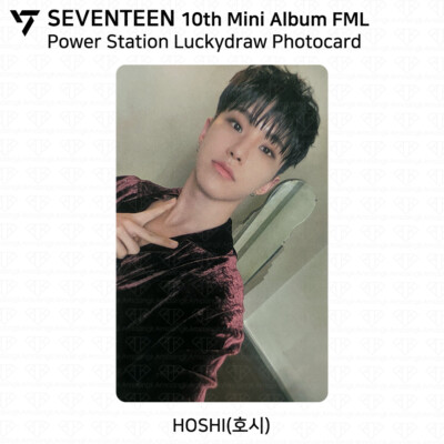 Seventeen 10th Mini Album FML Lucky Draw Photocard M2U PS SW