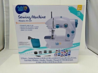 Hello Hobby Sewing Machine 12pcs Ages 8+ 021922DMT2