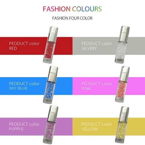 Hot Luxuriou Crystal Glass U Disk 1GB-512GB USB 2.0 Flash Drive Memory Pen Stick - Image 3 of 4