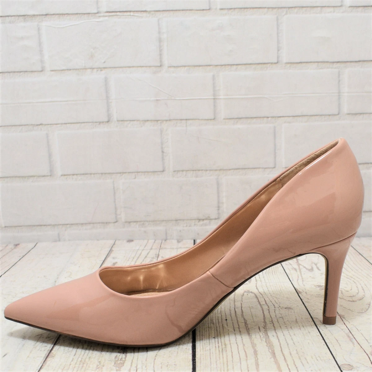 Womens Head Over Heels Pink Mid Heel Slip On Court Heels UK 3 EUR 36 RRP 45