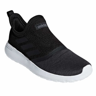 adidas slip on black shoes