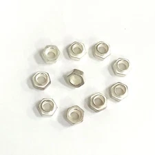 NUT SELF LOCKING 5/16-24 SILVER PLATED MS20500-524 - Pack of 10