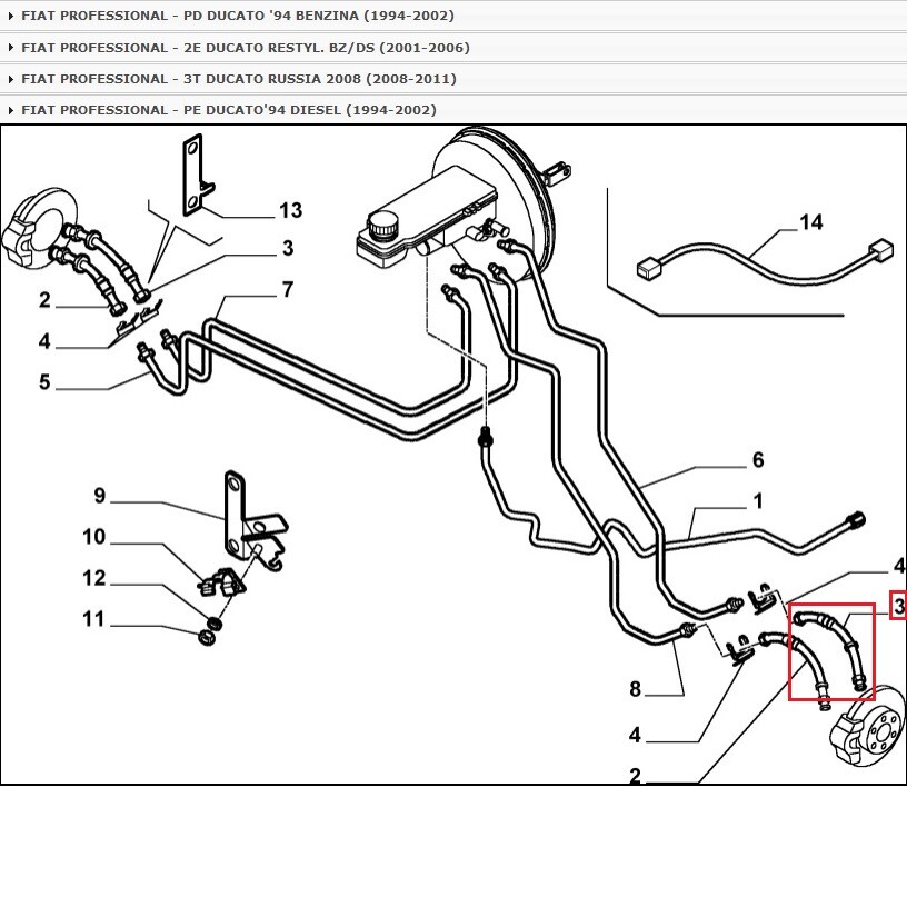 Flexible De Frein Avant/Arrière Frankberg – Compatible Citroën C25, Fiat Ducato, Peugeot J5, Smart Fortwo 451 – Réf. 4514200048 – Qualité Premium