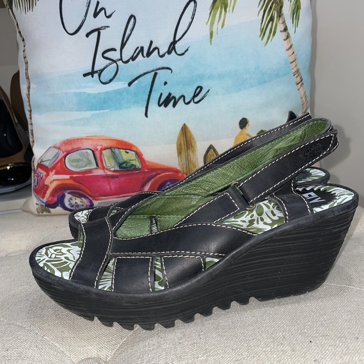 Fly london green sandals new arrivals