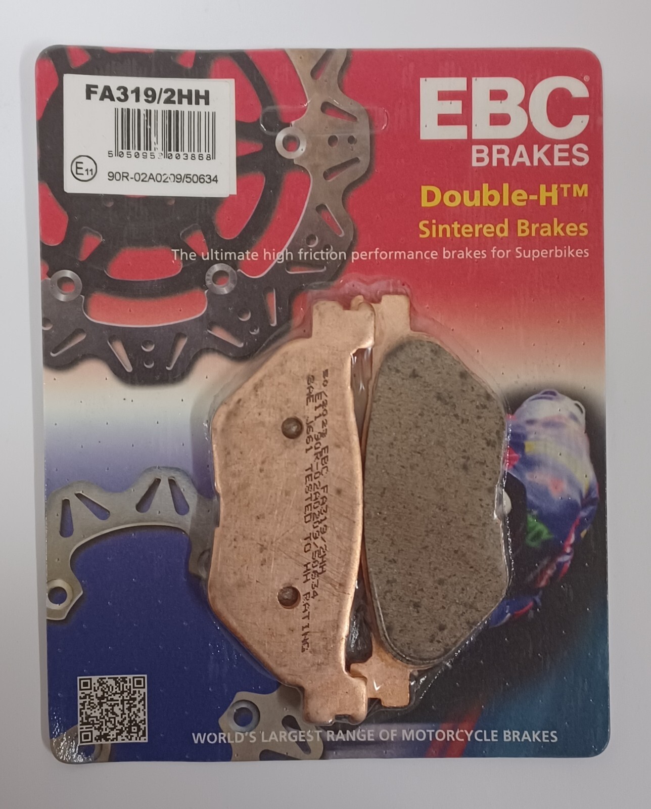 EBC Sintered REAR Disc Brake Pads Fits YAMAHA TDM900 (2002 to 2014)