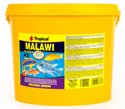Tropical Malawi Flakes 5L - MBuna Cichliden Flockenfutter Züchter
