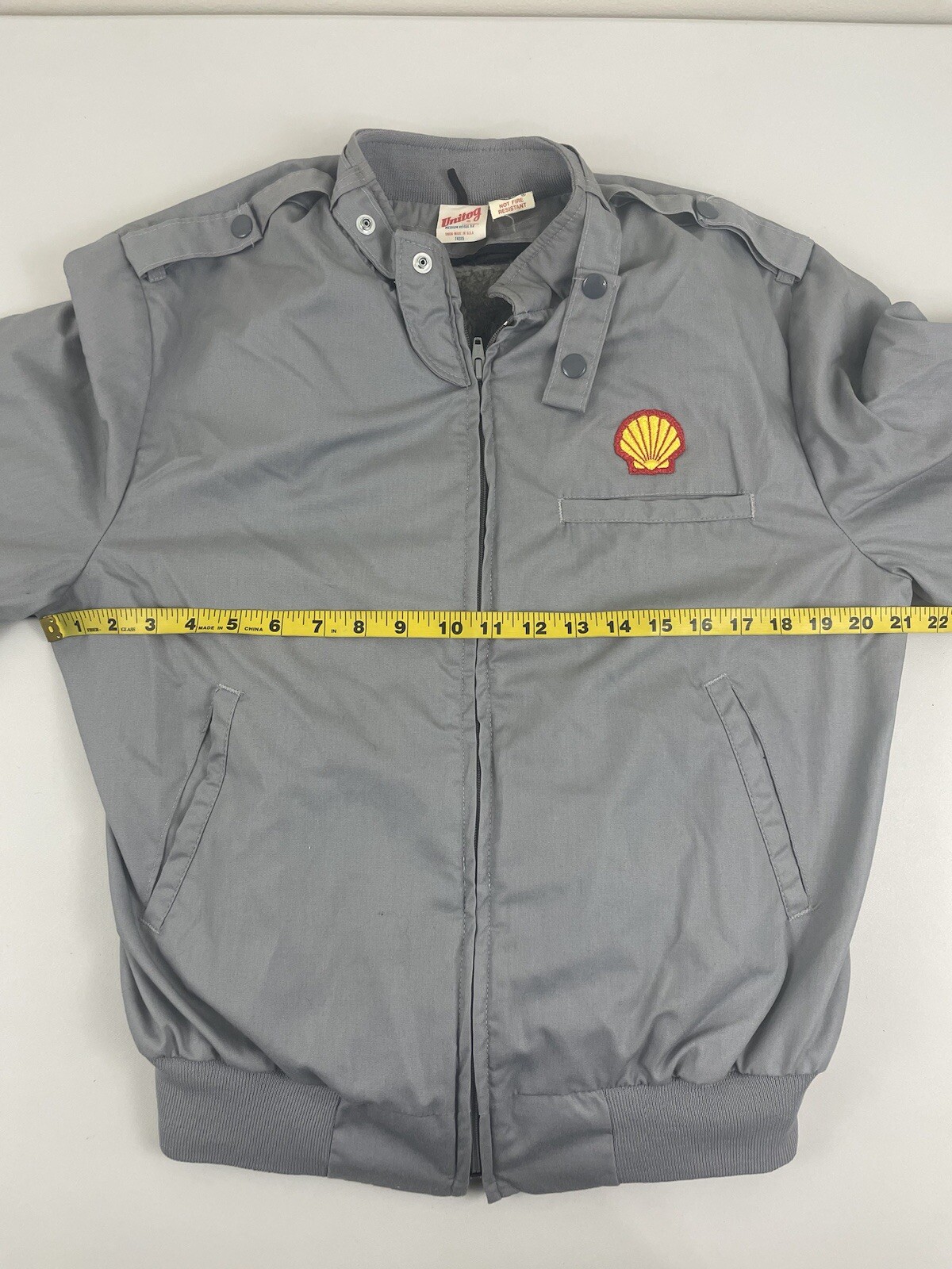 Vintage Shell Unitog Lined Bomber Jacket Medium - image 5