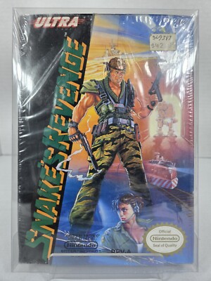 Snake's Revenge NES Nintendo Complete CIB, Oval Seal, Semi Sealed, MGS Series 
