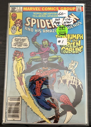 Spider-Man and His Amazing Friends #1 Newsstand Variant 1st App Star-fire