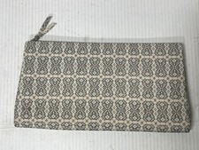 Vintage 50s Patterned Clutch Evening Bag Purse Zippered Handbag Ladies Handmade
