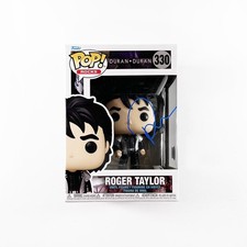 Roger Taylor Duran Duran Funko Pop Hand Signed Autographed BAS BECKETT