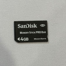 Sandisk 4Gb Memory Stick Pro Duo Magic Gate Memory card - Black