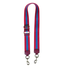 Marc Jacobs Sport Stripe Woven Webbing Bag Strap Blue & Red New Without Tags!