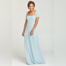 Show Me Your Mumu Steel Blue bridesmaids dress Size Medium