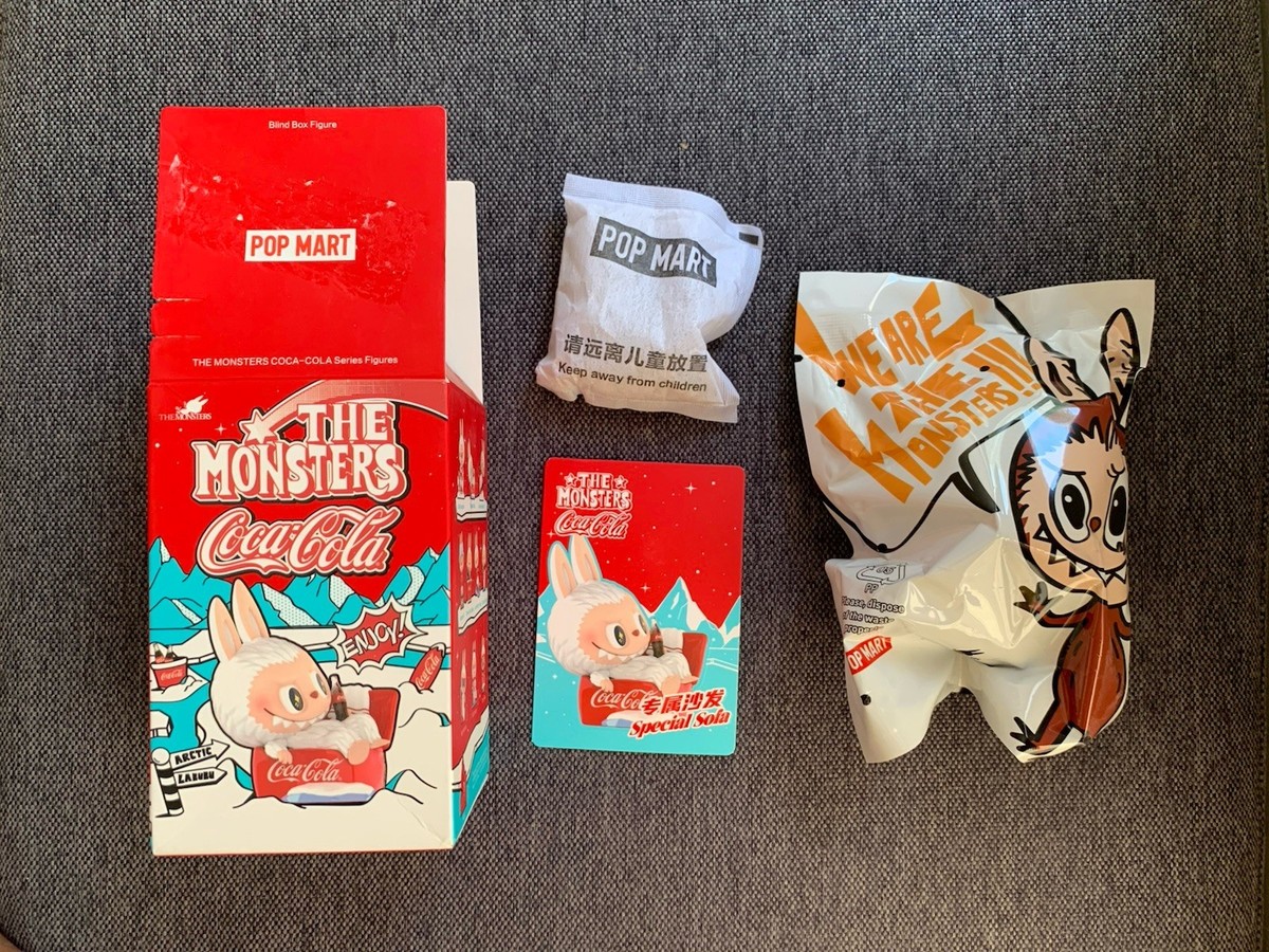 POP MART THE MONSTERS Labubu COCA-COLA Figure “SPECIAL SOFA
