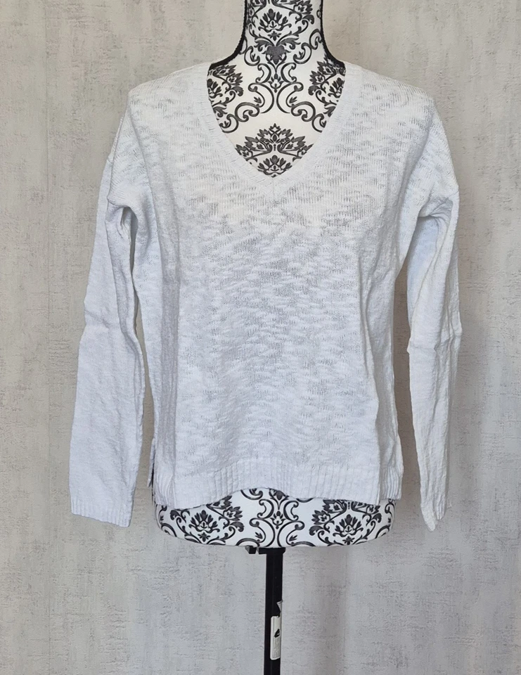 pull hartford femme taille 1/36/S blanc coton maille - Photo 1/4