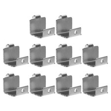 10 Pieces Metal Adjustable Shelf Support Clips For Refrigerator Rear Shelf Hooks