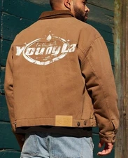 Youngla New  (SOLD OUT) - 5055 - Workwear Jacket - Coffee - Large 