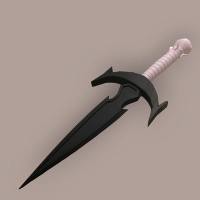 Merhune Razor - 3D gedruckte Cosplay Requisite (Maßstab 1:1) aus Videospiel TES Universe
