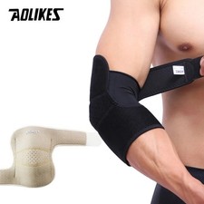 Elbow Sleeve Brace Wrap Adjustable Support Arm Arthritis Tendonitis Pain Relief