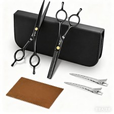 Hair Cutting Scissors Thinning Shears Kit Professional Barber Hairdressing Te...