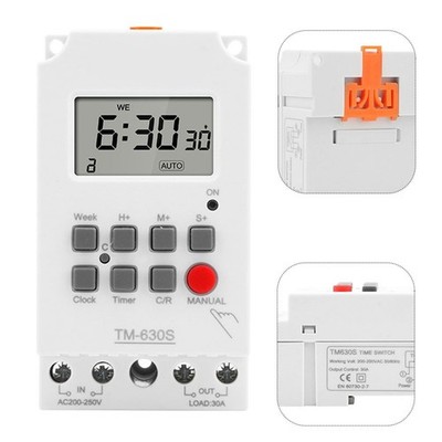 Programmierbare digitale Zwischenrelais Zeitschaltuhr für Stromversorgung 12V