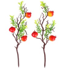 Artificial Flowers Bouquet Pomegranate Simulated Berry Fruits for Decoration