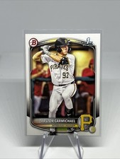 2025 Bowman Draft Easton Carmichael Pirates 1st Bowman Paper Base #BD-50 (QH7)
