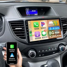 8+128G 10.1" Carplay For Honda CRV 2012-2016 Radio Android 13 Car Stereo GPS