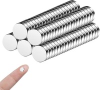 100 StüCk Magnete Stark 6X2Mm, Neodym Magnet Extra Stark, Mini Rund Magnete FüR