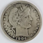 F 1904 Barber Quarter