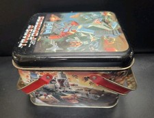 1986 Transformers Metal Tin with Handles RARE Cheinco Made In USA Hasbro