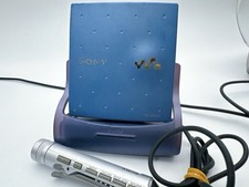 Sony MZ-E909 MD Walkman Blue Portable MiniDisc Player MDLP Tested Working Japan