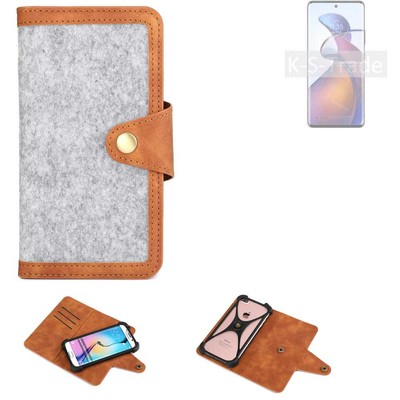 Schutz-Hülle für Motorola Edge 30 Fusion Handyhülle, hellgrau