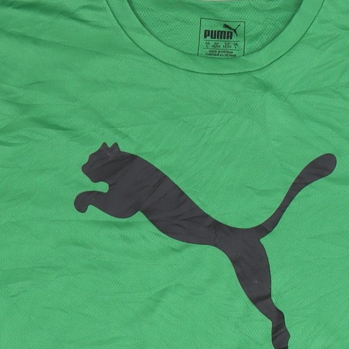Puma Men's Green T-Shirt, Size L, Gym & Training - Picture 10 of 12