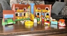 Vintage Fisher Price Little People #952 Play Family Brown Tudor + 30 Pcs L@@K
