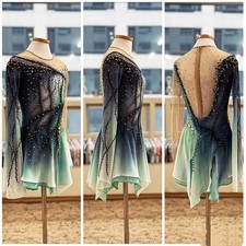 Customized figure skating competition dresses