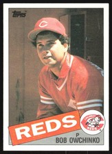 1985 Topps Bob Owchinko #752 Cincinnati Reds