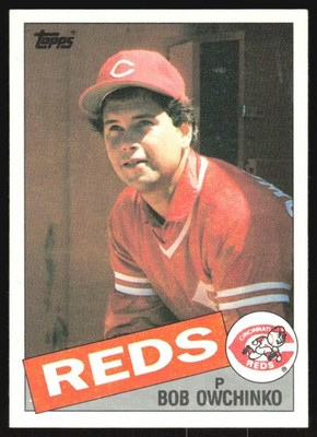 1985 Topps Bob Owchinko #752 Cincinnati Reds