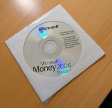 Microsoft Money 2004 Standard Disc New Unwrapped
