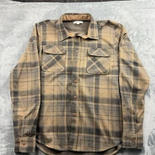 Frye and Co. Flannel Long Sleeve Button Down Shirt - Medium
